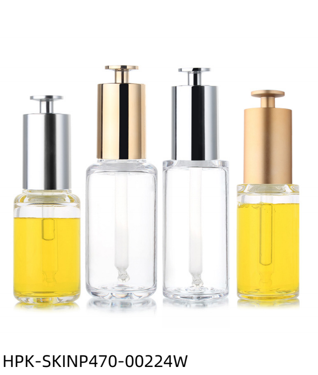 Plastic Bottle with Plastic White T-shaped Push-button Pipette Cap